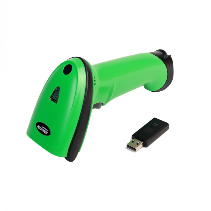 Беспроводной сканер штрих-кода MERTECH CL-2200 BLE Dongle P2D USB green в Туле
